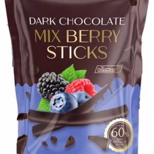 Dark Choc Mix Berry Sticks