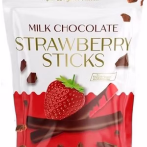 Milk Choc Strawberry Sticks